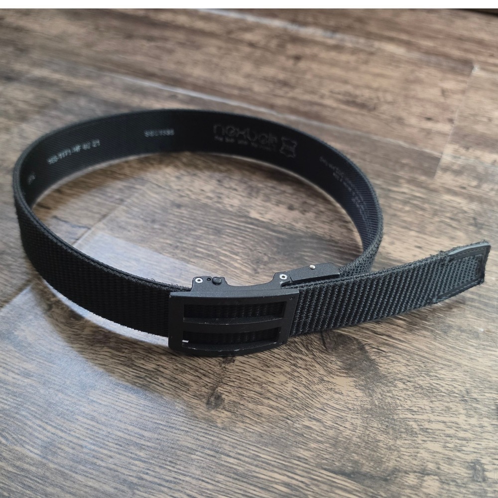 NEXBELT EDC Titan Belt Mens 35 Black Nylon Ratchet Tactical Buckle 100-1171-HF